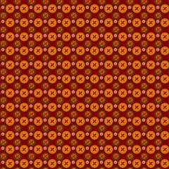 abstract seamless pattern with bottons