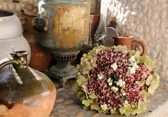 Wedding bouquet of the bride