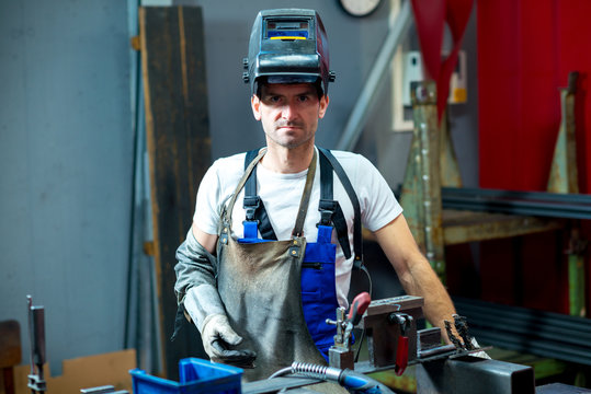 welder in factory