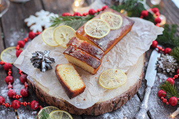 Variation of Christmas stollen with cookies