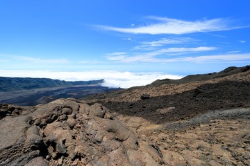 Piton de la Fournaise volcano, Reunion island, indian ocean, France, october 2016
