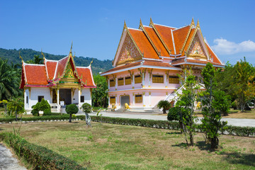 Temple of the black  monk in Thailand