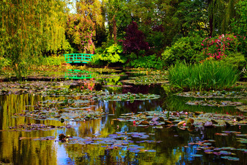 Obrazy na Szkle  Giverny, ogród wodny