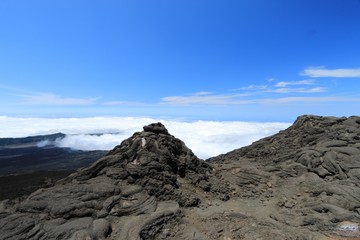 Piton de la Fournaise volcano, Reunion island, indian ocean, France, october 2016
