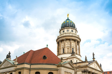 Beautiful street view of Traditional old buildings in Berlin