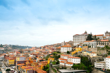 Fototapeta na wymiar old town of Porto and river, Portugal, Europe