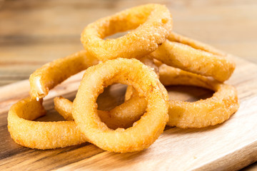 Fast food Homemade Crunchy Fried onion rings