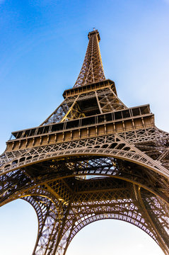 Eiffel Tower Sunrise in Paris, France
