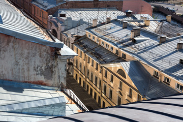 Saint Petersburg roofs