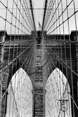 Obraz premium Detail Of Brooklyn Brige / New York