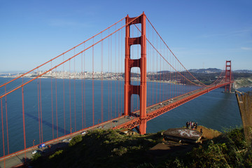 Golden Gate Bridge in der Abendsonne