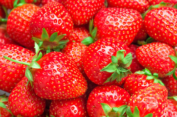 Fresh ripe strawberries. background