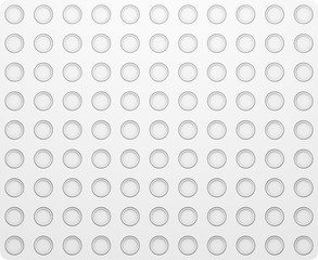 Circle Pattern. Regular White Texture