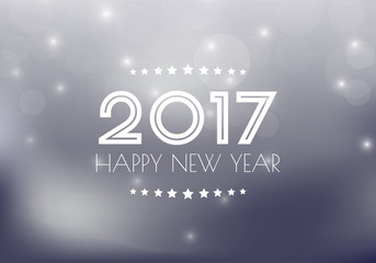Happy new 2017 year. Greetings card. Colorful design. Vector ill