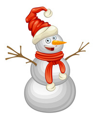 Funny snowman