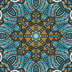Abstract geometric seamless pattern ornamental 