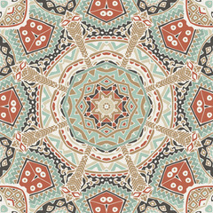 ethnic intricate vintage seamless tribal  pattern 