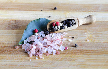 Pink salt from the Himalayas,
