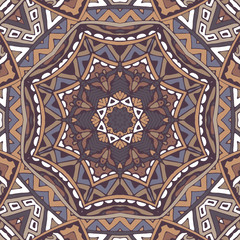 abstract mosaic tiles seamless pattern ornamental