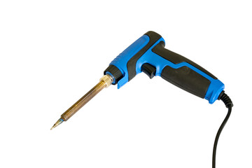 Blue soldering gun