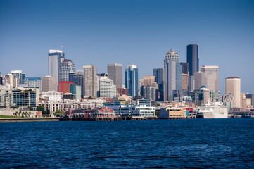 Obraz premium Skyline of Seattle, WA, USA