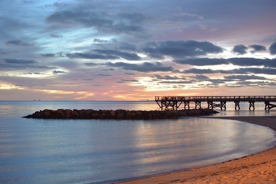 Daybreak At Yorktown Beach