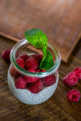 berry dessert in a jar