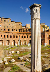 Roman Forum, Rome's historic center, Italy.