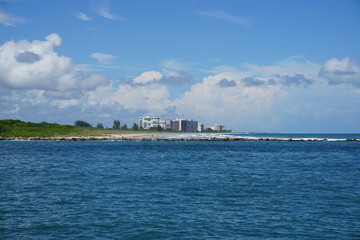 Fototapeta na wymiar Strand von Fort Pierce in Florida