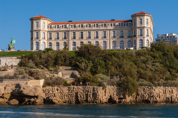 Marseille &ndash; Palais du Pharo depuis la mer