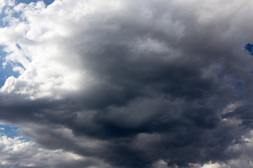 clouds in the sky as the background
