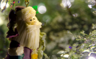 Fototapeta premium Christmas Ornaments with bokeh background