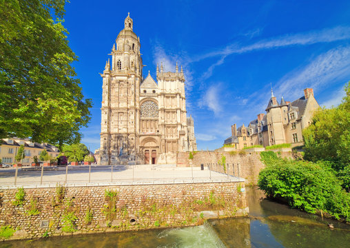 La cathédrale Notre-Dame d'Évreux, Eure, Normandie