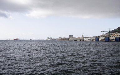Fototapeta premium gibraltar harbour in spain