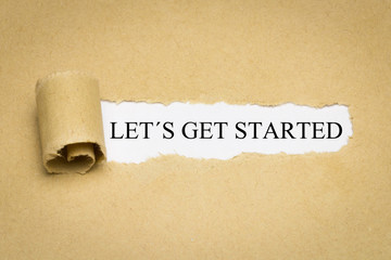 Let´s get started