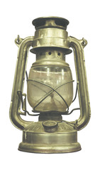Oil Lamp on isolated background