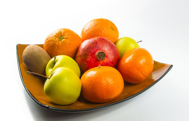 Assortment of exotic fruits