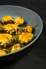 Royal baked stuffed mushrooms