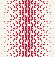 Abstract geometric red graphic design triangle halftone pattern