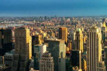 NEW YORK CITY: Observers view Midtown from Top of the Rock Rockefeller center. Manhattan is often described as the cultural and financial capital of the world.