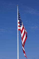 The flag of the United States of America 