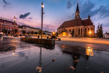 Cluj-Napoca in the evening