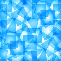 Seamless vector abstract blue geometric pattern.
