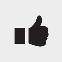 Vector thumb up icon.