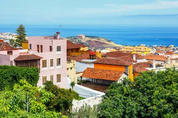 the historical center of La Orotava town, Tenerife Island, Spain