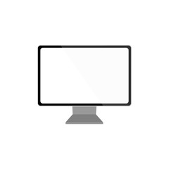 Monitor web icon. vector design