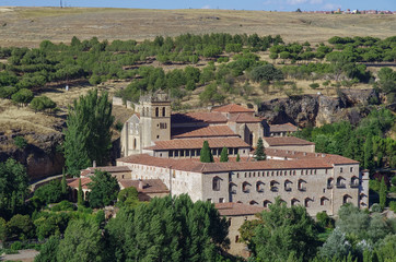 Fototapeta na wymiar Santa Maria del Parral monastery in Segovia, Spain