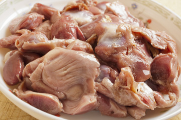 raw chicken gizzards