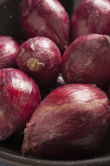Red onions, sometimes called Bermuda or Bombay onions