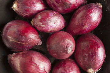 Red onions, sometimes called Bermuda or Bombay onions